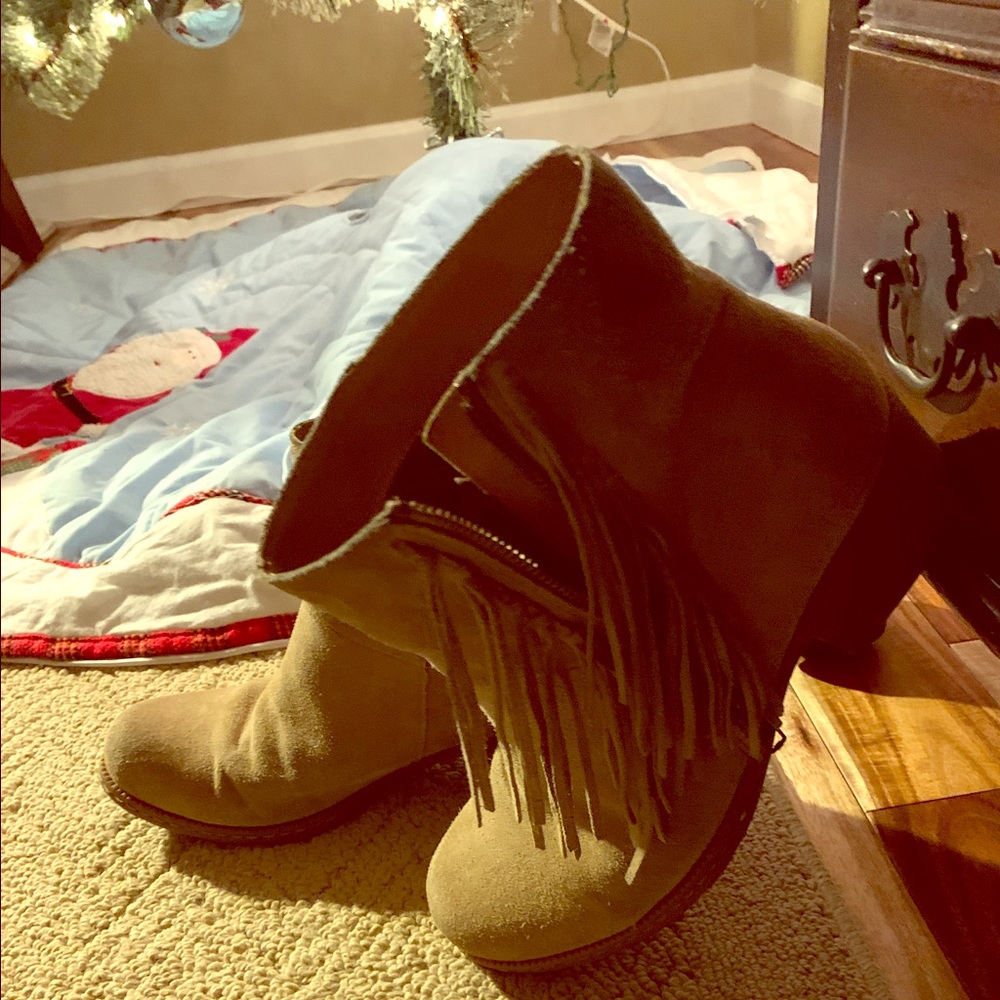 Suede Booties